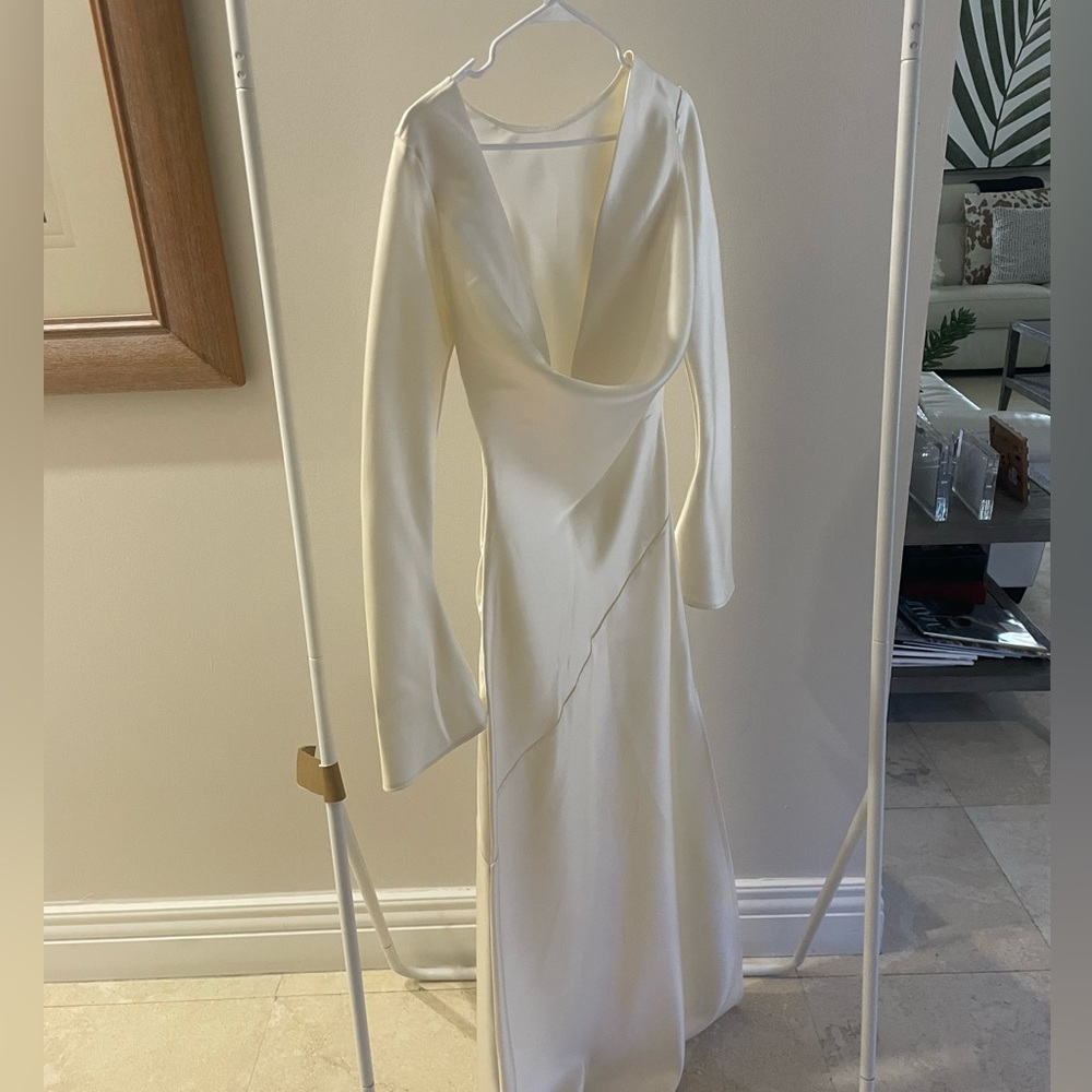Olivia Rose custom Satin Bridal Dress
